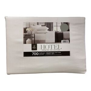 Arctic White - Member's Mark Hotel Egyptian Cotton 6-Piece Solid Sheet Set, 700